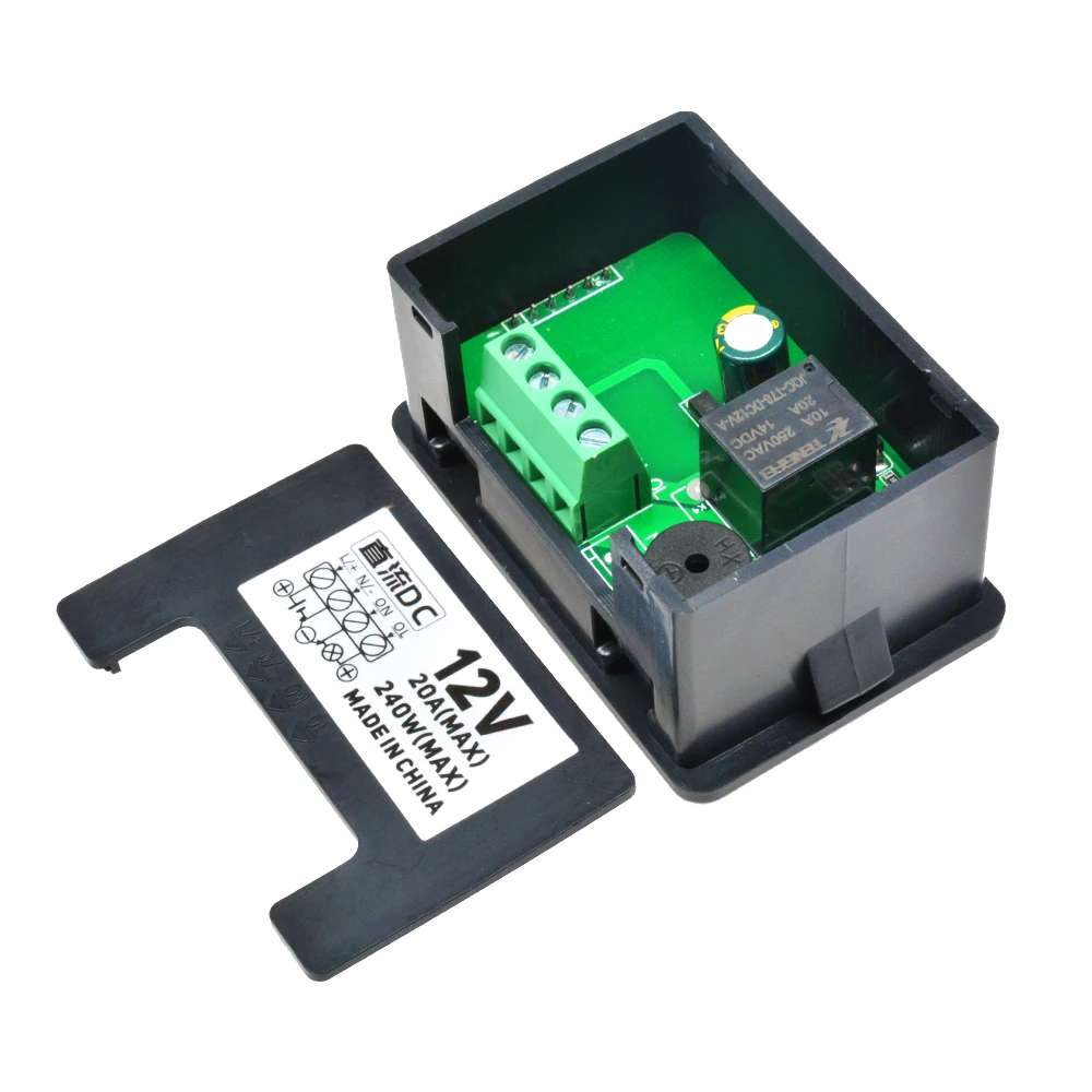 DM-1.37 inch LCD Display Microcomputer Time Controller Digital Time Delay Relay DC 12V DC 24V AC 110 220V Dual LED Digital Relay