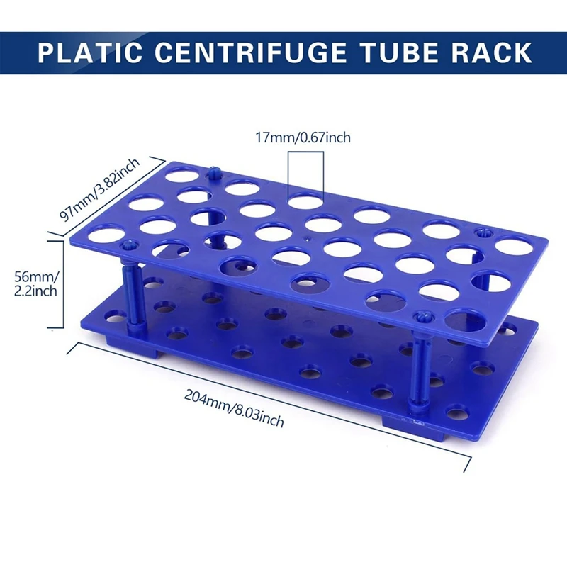 15Ml Plastic Centrifuge Tubes With Screw Cap, 100 PCS 15Ml Conical Tube Teat Tubes With 1PCS Centrifuge Tube Rack