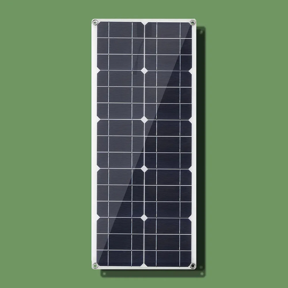 1200W Flexible Solar Panel Kit 18V Monocrystalline Solar Cells Power Charger for Outdoor Camping Yacht Motorhome Car RV Boat