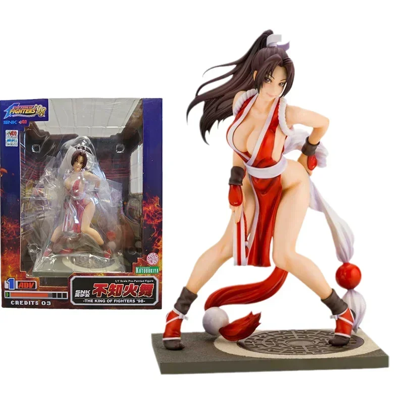 KOTOBUKIYA Original The King of Fighters '98 Game Anime SNK Mai Shiranui Action Figure Toys for Kids Gift Collectible Model