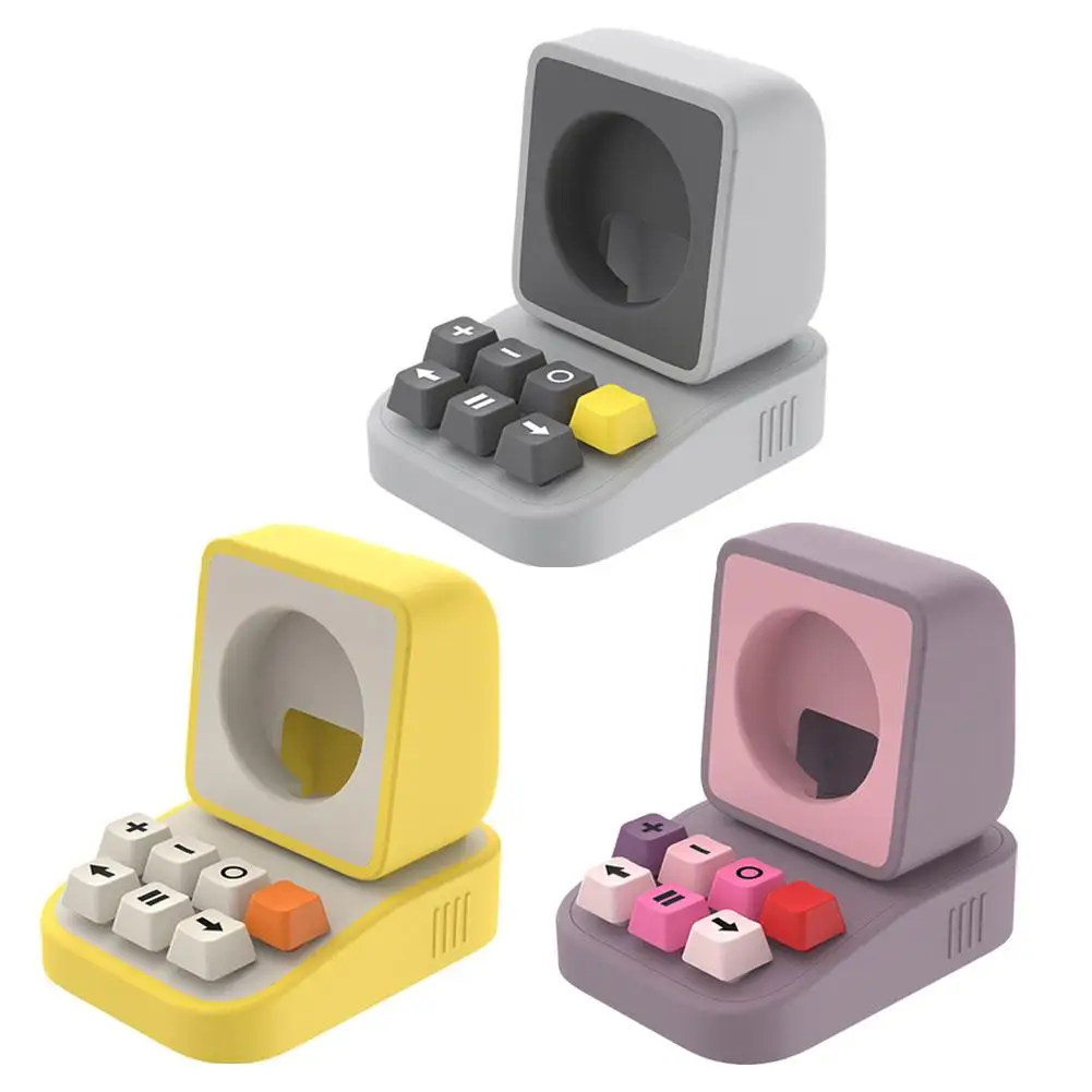 2025 New Typewriter Watch Stand Charging Base Wireless Charging Silicone Watch Stand Suitable for Apple iWatch