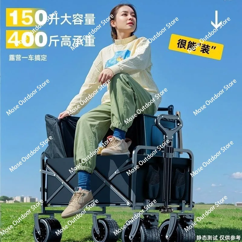 

Camper Carts Outdoor Portable Camper Carts Camping Foldable Small Trailers Picnic Carts Tables