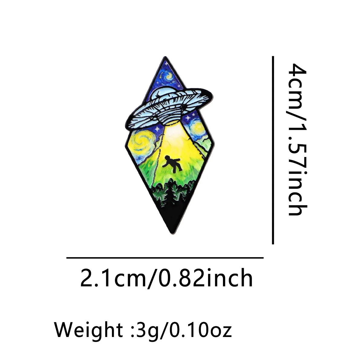 Van Gogh Painting Style Badges Lapel Pins for Backpack Men Women Brooch for Clothes Enamel Pin Jewelry Accessories Holiday Gifts - view 3
