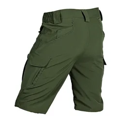 City Tactical Casual Shorts Men Waterproof Wear-Resistant Cargo Pants Male Summer Shorts Quick Dry Multi-Pockets Trousers S-4Xl