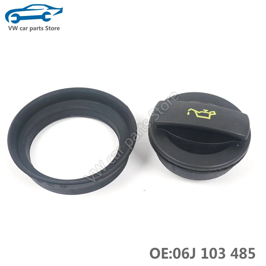 06J103485 New Oil Cap Filler Cover For Tiguan Golf Passat Jetta Skoda Sciricco Touran Audi A4 A5 A6 Q5 EA888 GEN2 06J 103 485