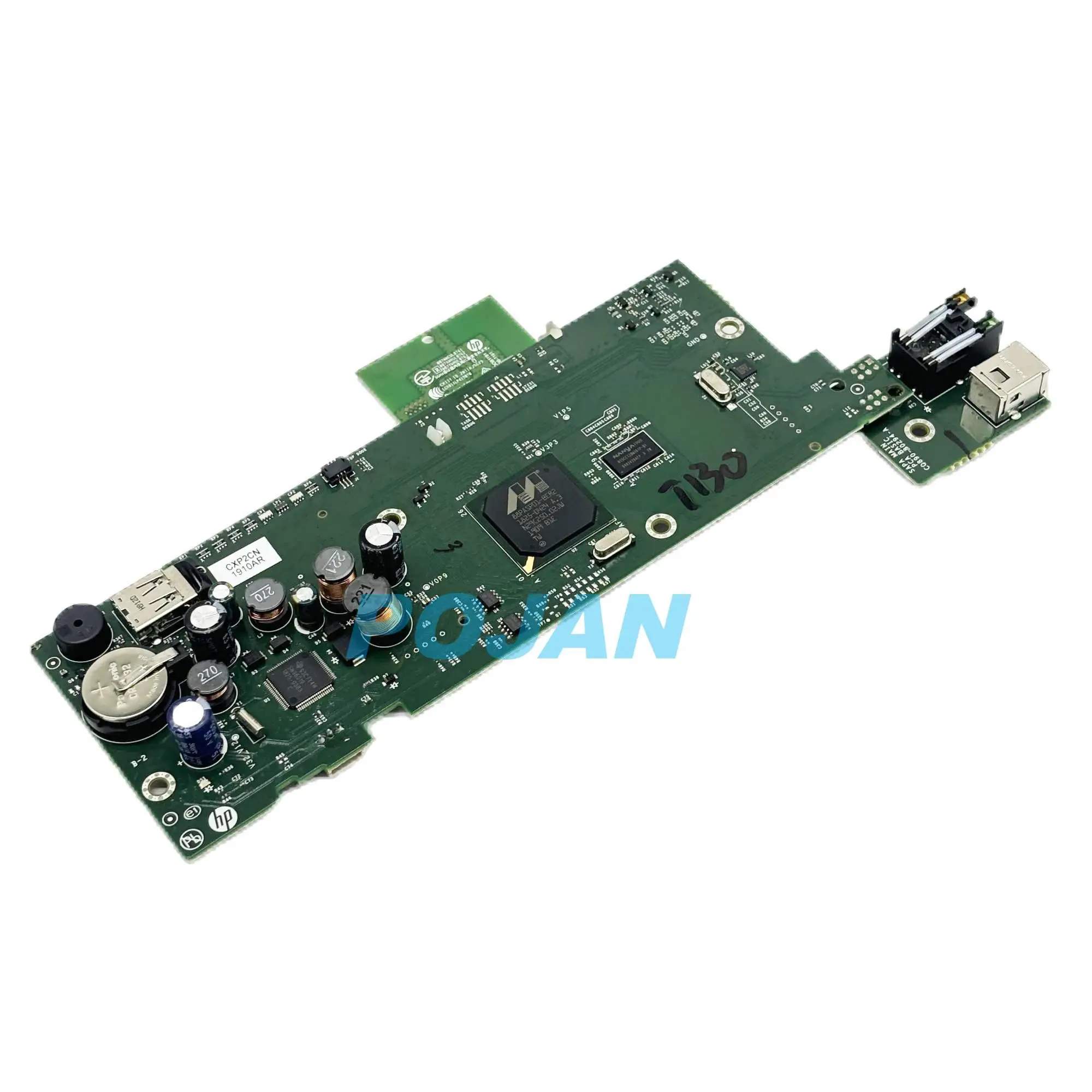 

For H -P Designjet T120 CQ891-67026 Main PCA Board + Ink Door Sensor Refurbished CQ891-67019 Formatter #711 Printhead POJAN