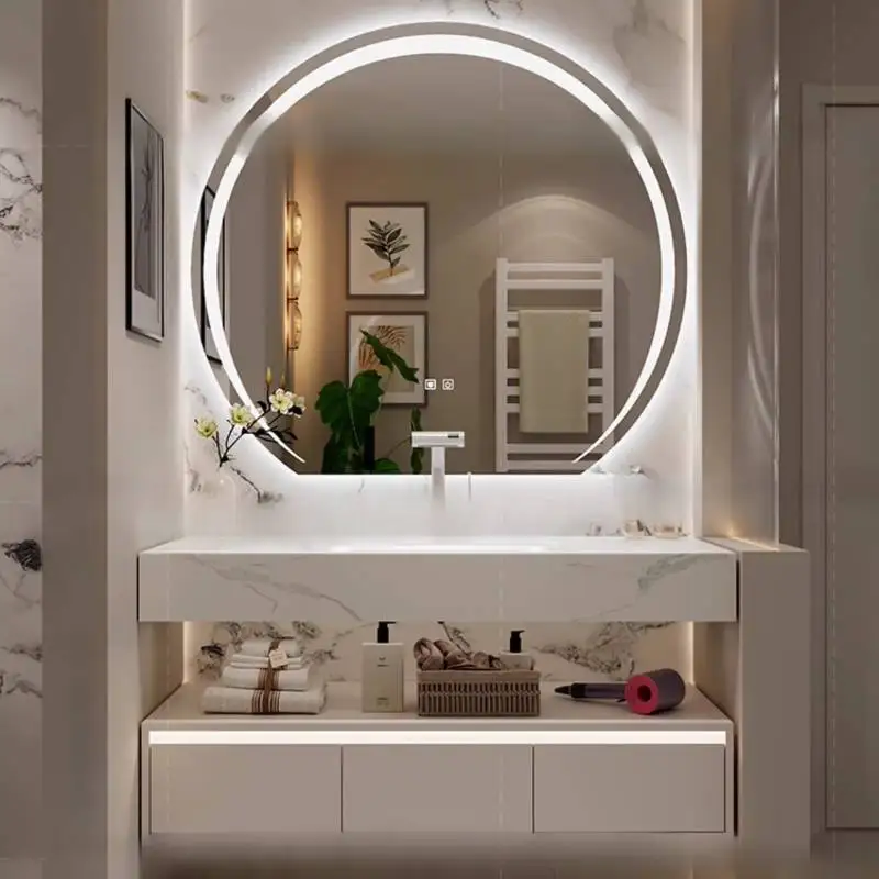 

Undersink Vanity Bathroom Cabinet Light Modern Small Shelves Bathroom Cabinet Storage Stuff Armoire De Rangement Furniture