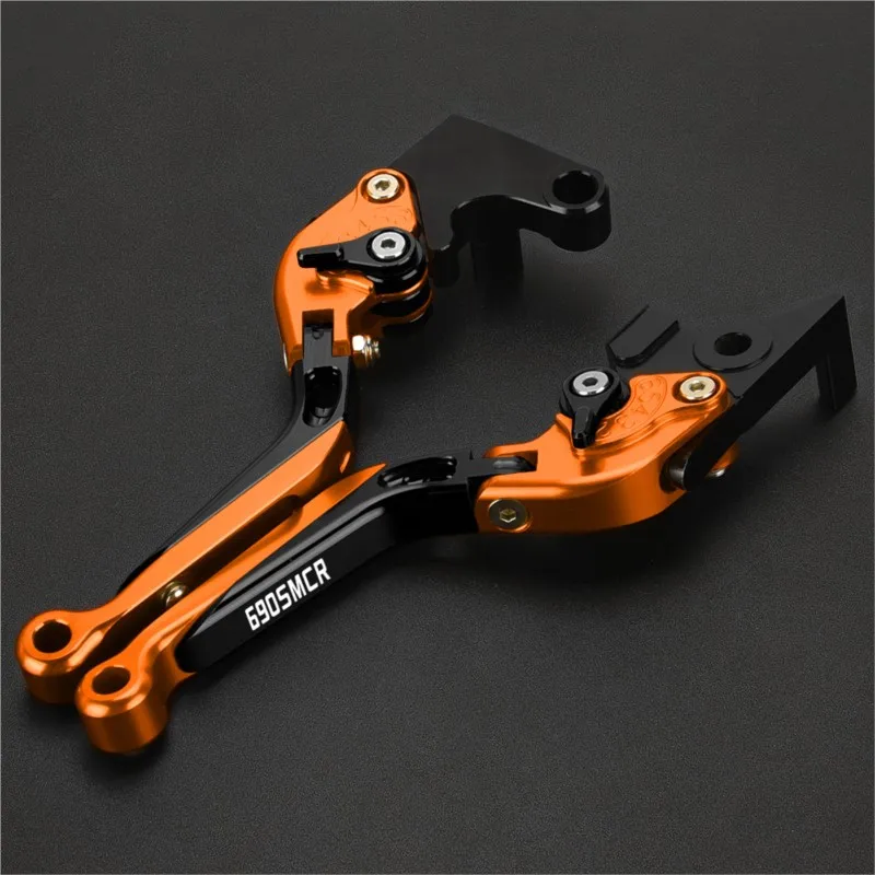 Motorcycle Extendable Adjustable Foldable Handle Levers Brake Clutch Lever CNC For 690SMCR 14-17 2014 2015 2016 2017 Accessories