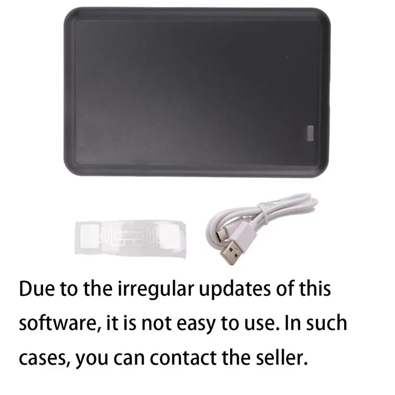 【PHONE ACCESSORY】HID-USB Virtual COM Output Adjustable USB UHF Tag Reader ISO18000-6C 6B 860-960Mhz Read And Write