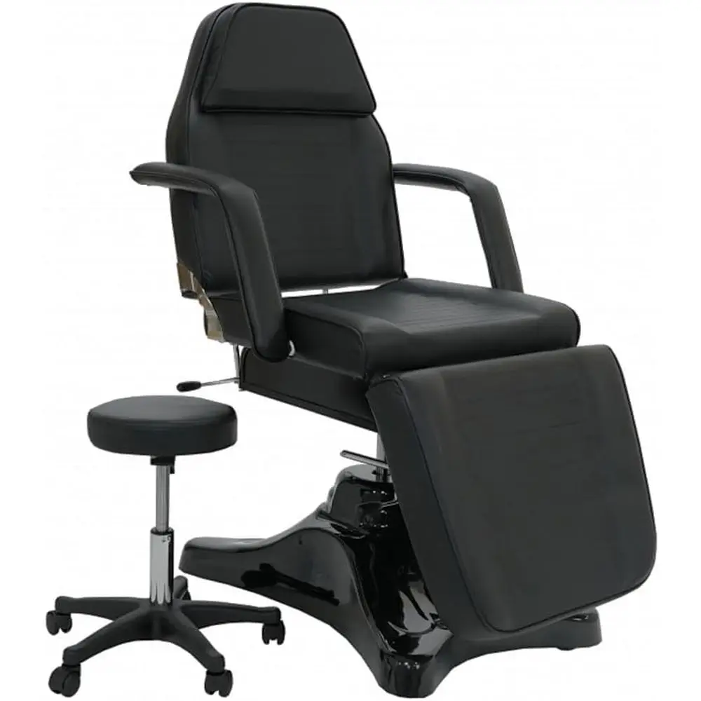 

Adjustable Pneumatic Swivel Chair with Single-Leg Base in Black