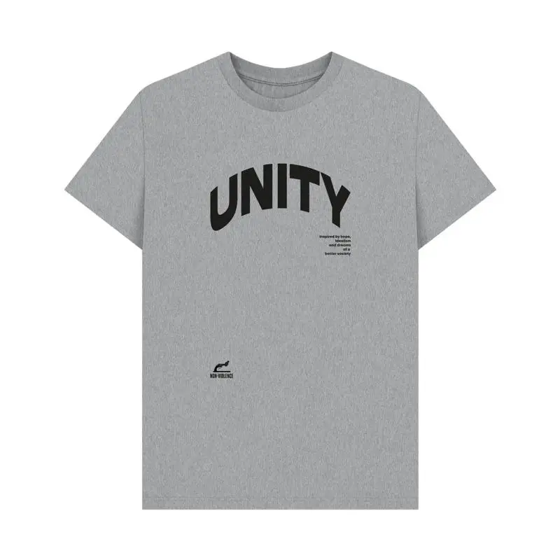 T-shirt gris officiel PREMIUM Non Violence x Park London UNITY