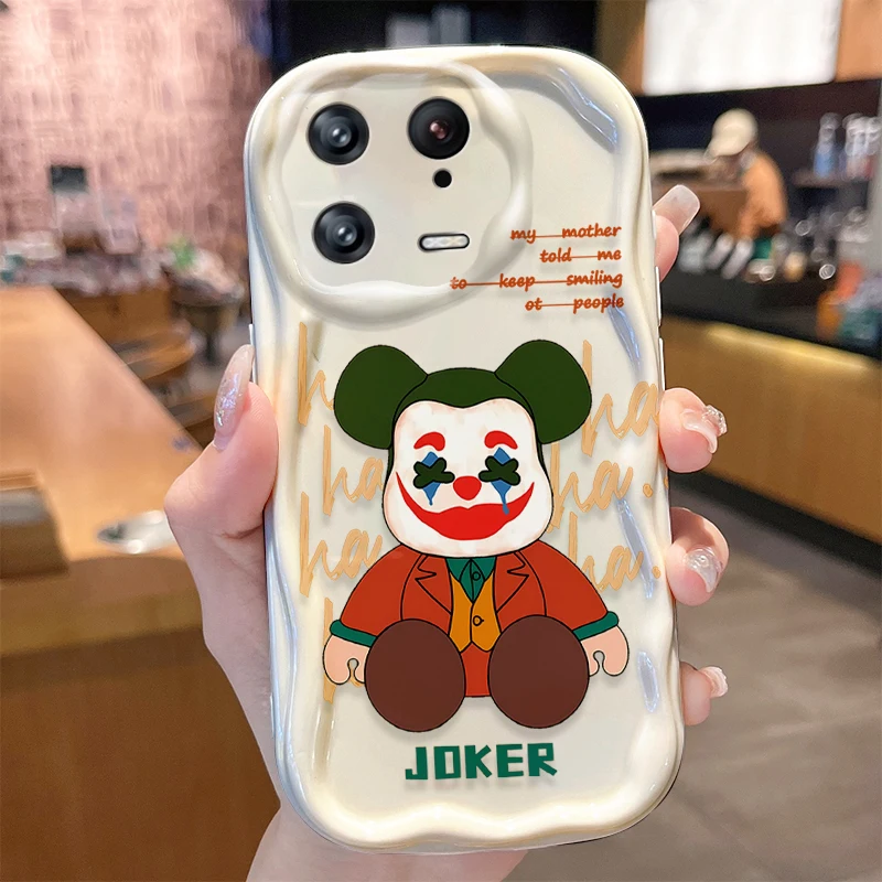 Marvel J-Joker Wave Clear Phone Case for Xiaomi Mi 13 12 11i 5G Pro Lite POCO X5 X4 X3 X2 NFC GT 5G F3 M4 M3 Soft Silicone Cover