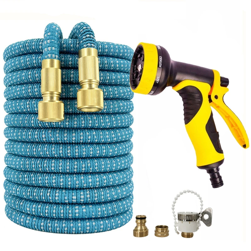 25FT-125FT Expandable Magic Hose With 10 Functions, Durable Spray Gun Material, Home Garden Watering Tool, Convenient Design