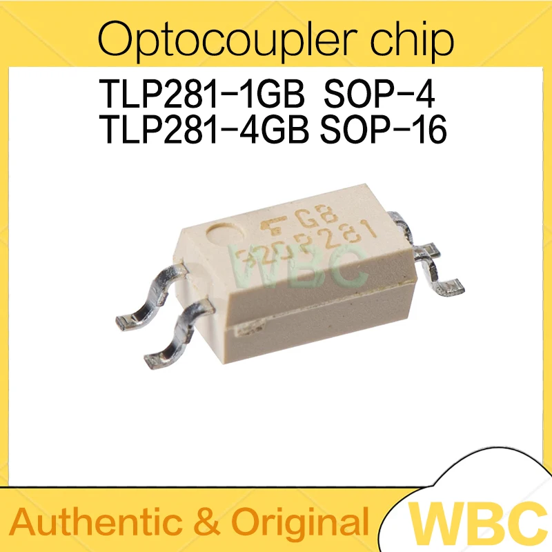 10Pcs/Lot TLP281-4 TLP281-4GB SOP-16 TLP281-1GB P281 TLP281-1 White and black SOP-4 Optocoupler chip new original
