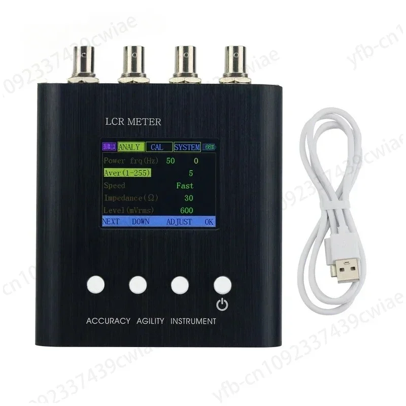 2.4inch 320X240 TFT Color Screen LCR Meter LCR Component Tester 23 Frequency Points/50Hz-100KHz/200KHz/300KHz English