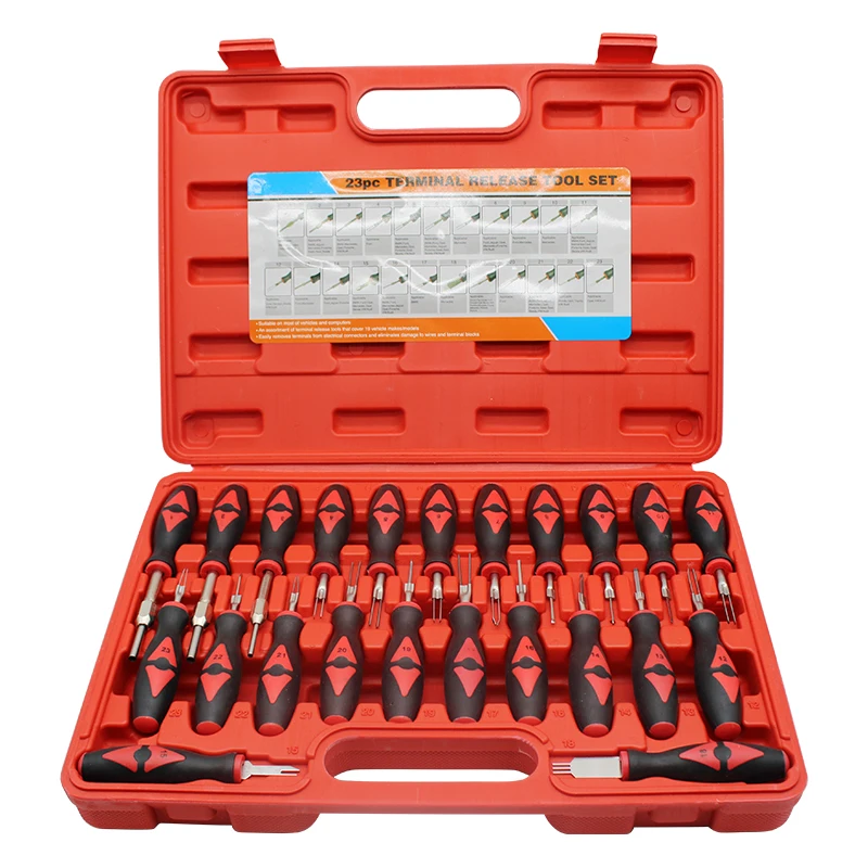 

23pcs Car Universal Terminal Release Removal Tools Set Automotive Wiring Connector Crimp Pin Extractor For BMW Ford VW