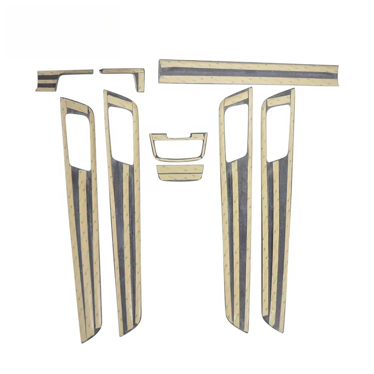 ชุดแต่งภายในคาร์บอนไฟเบอร์แท้สำหรับ Cayenne รุ่นปี 2018 อุปกรณ์ตกแต่งภายในรถยนต์