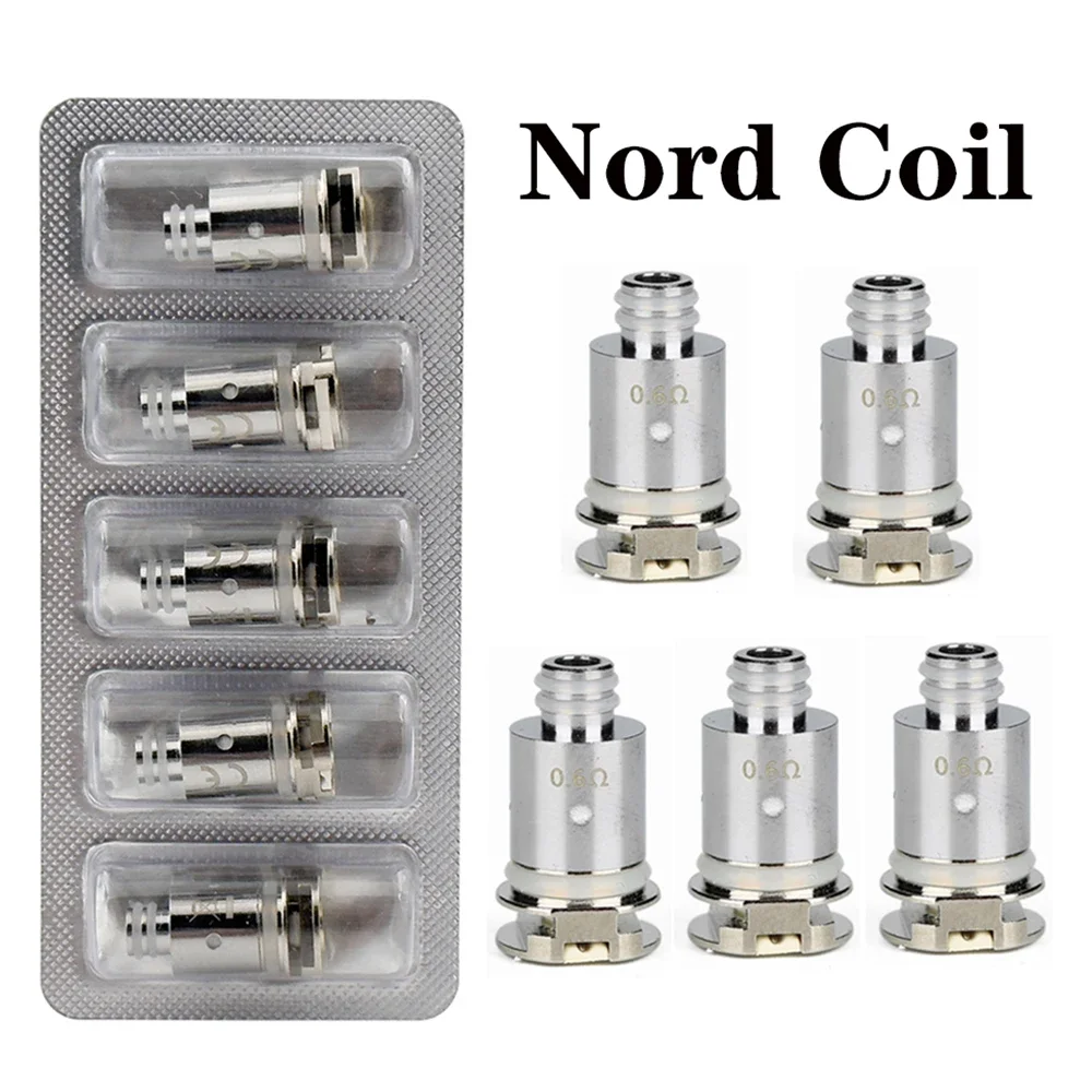 RunVape Nord Coil 0.6ohm Mesh Coils 1.4ohm Regular for Nord 2 Fetch RPM40 PRIV N19 VEEPON TITA AIO Pod