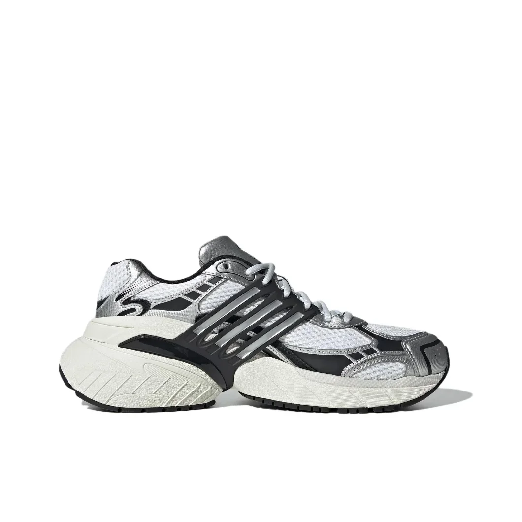 adidas originals ADISTAR XLG Men's and women's comfortable trend low-top casual sports running shoes silver and black