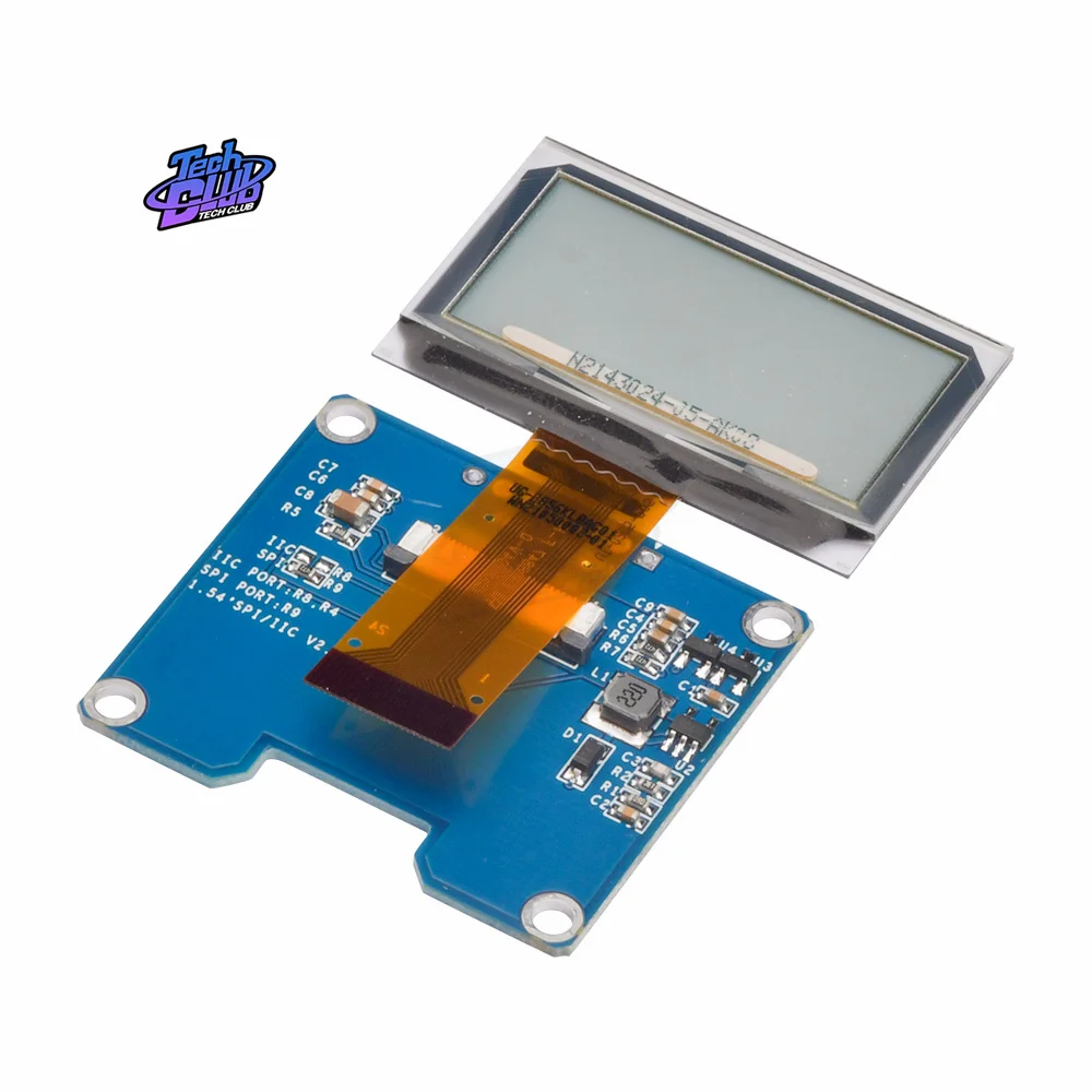 1.51/1.54 Inch 24PIN SPI/IIC/Song Song COG 3.3V PMOLED Trong Suốt Màn Hình OLED SSD1309 Đồ Họa 128X64 128X56 Màn Hình Cho Dụng Cụ