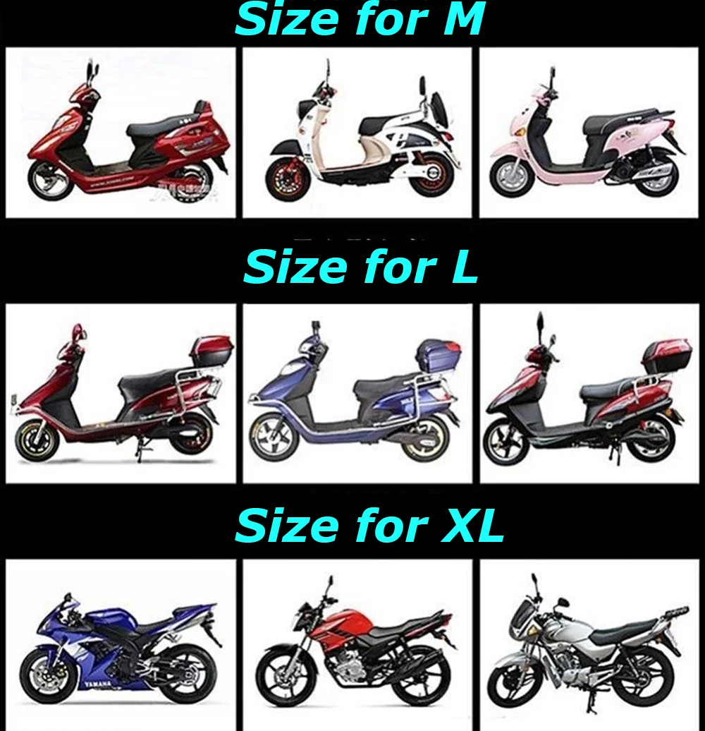 العالمي للدراجات النارية يغطي PEVA طبقة واحدة دراجة غطاء السيارة الكهربائية أدوات دراجة نارية الملحقات #2