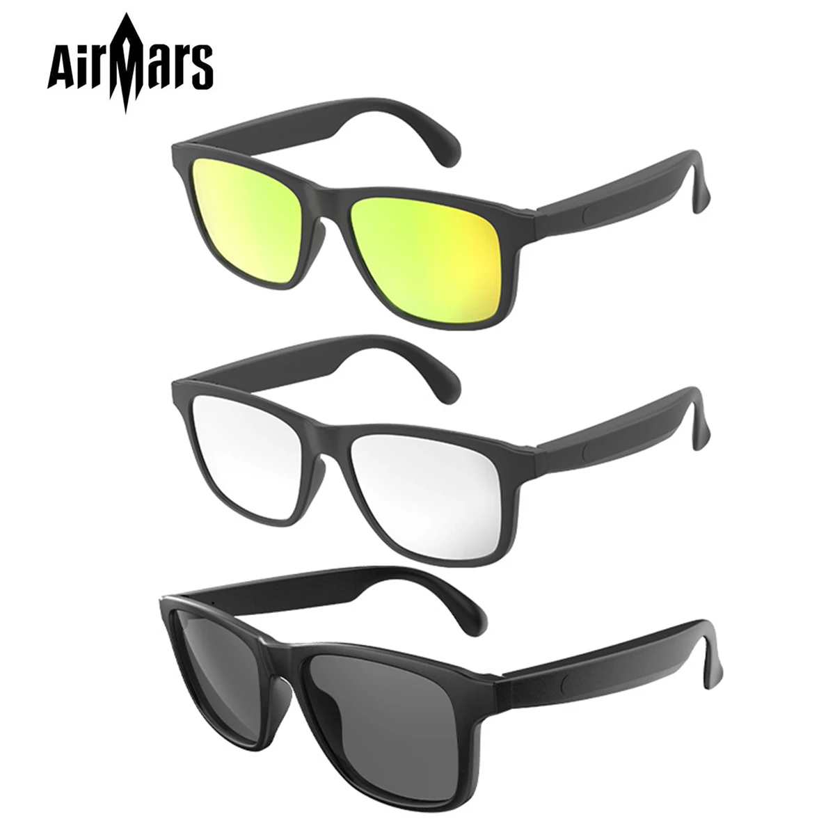 

Smart Glasses Listenable Songs Wireless Headphone Sunglasses Sports Sunglasses with Mic Summer Outing BT Glasses Electronics