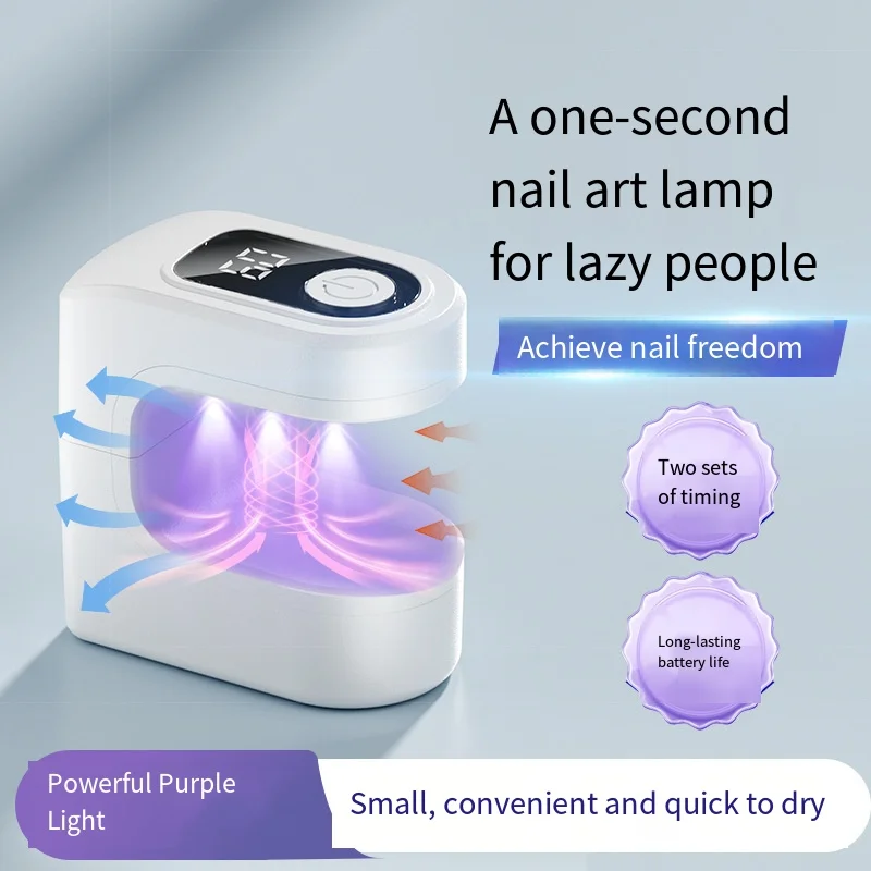 LED UV Gel sèche-ongles manucure polymérisation lumière Salon de ménage capteur automatique Gel vernis séchage rapide Portable bricolage Nail Art accessoires
