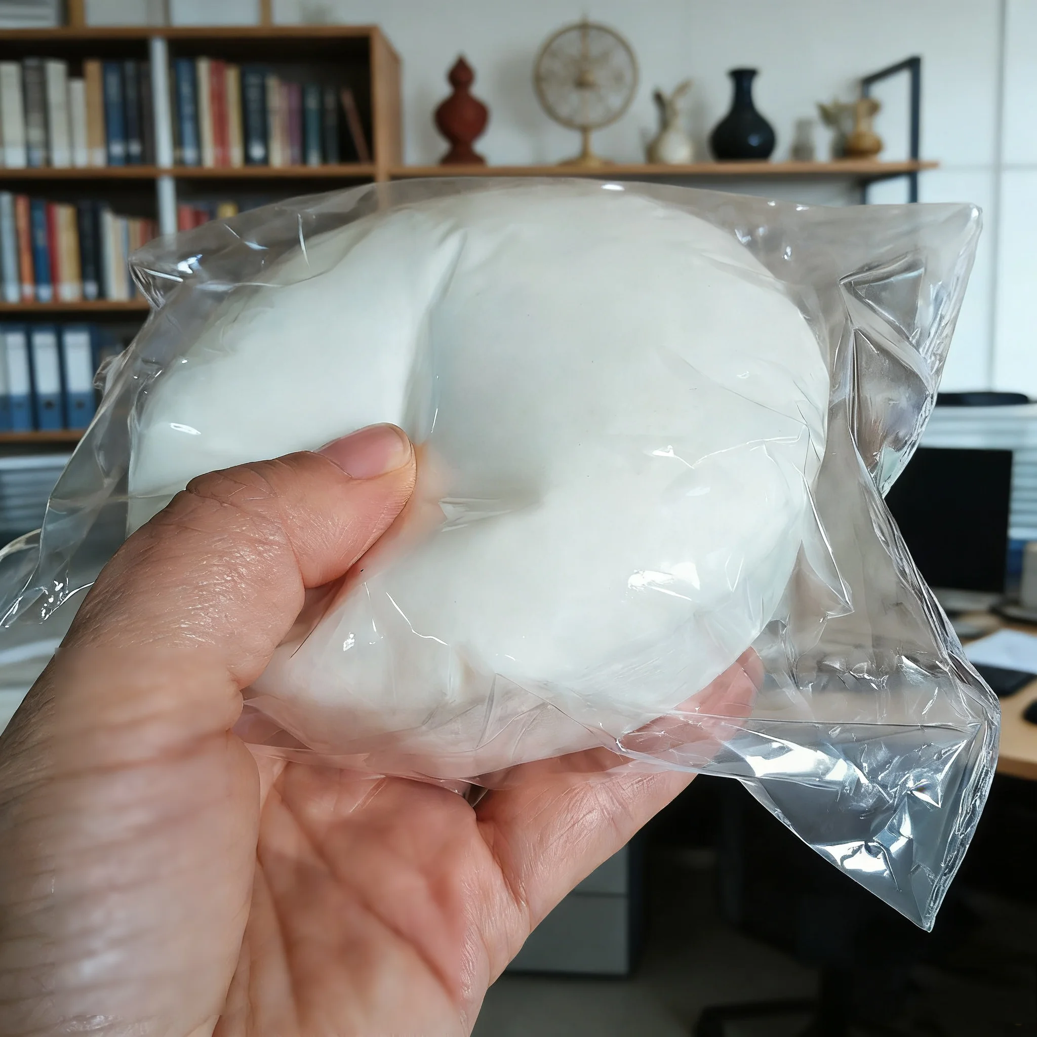 Juguete Antiestrés de Goma Blanda con Forma de Pan de Yogur Blanco, Juguete Sensorial de Levantamiento Lento para Niños y Adultos, Regalo Relajante