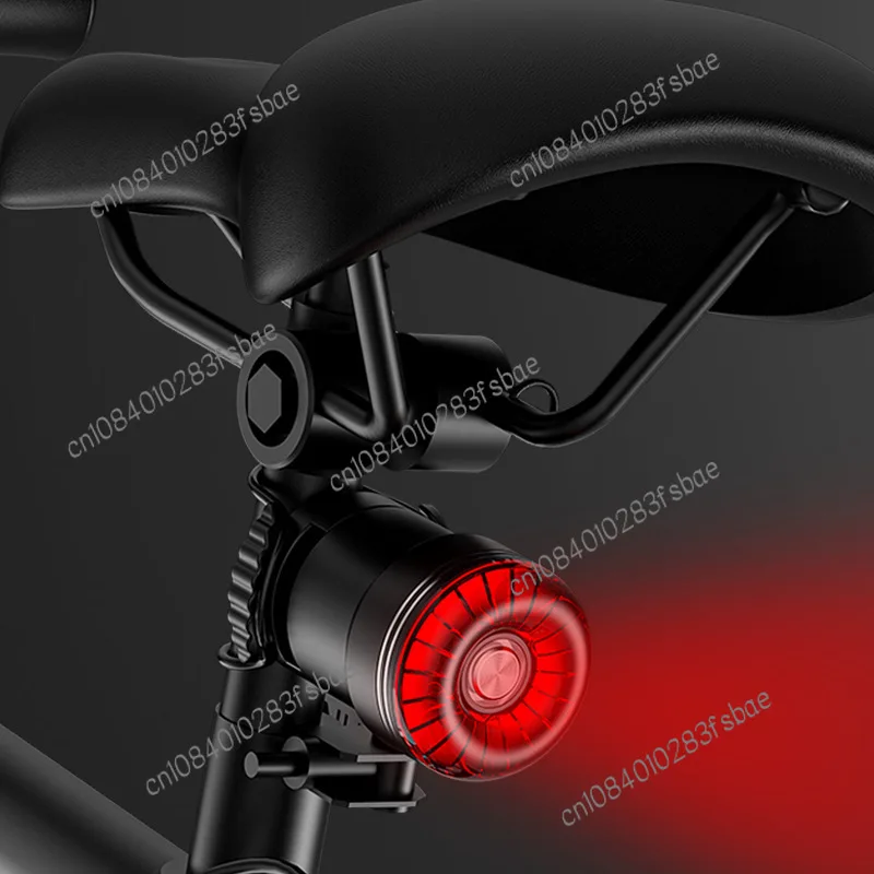 Sr1pro Bicycle Smart Taillight Type-C Rechargeable Waterproof Light Night Riding Taillight Brake Induction Taillight