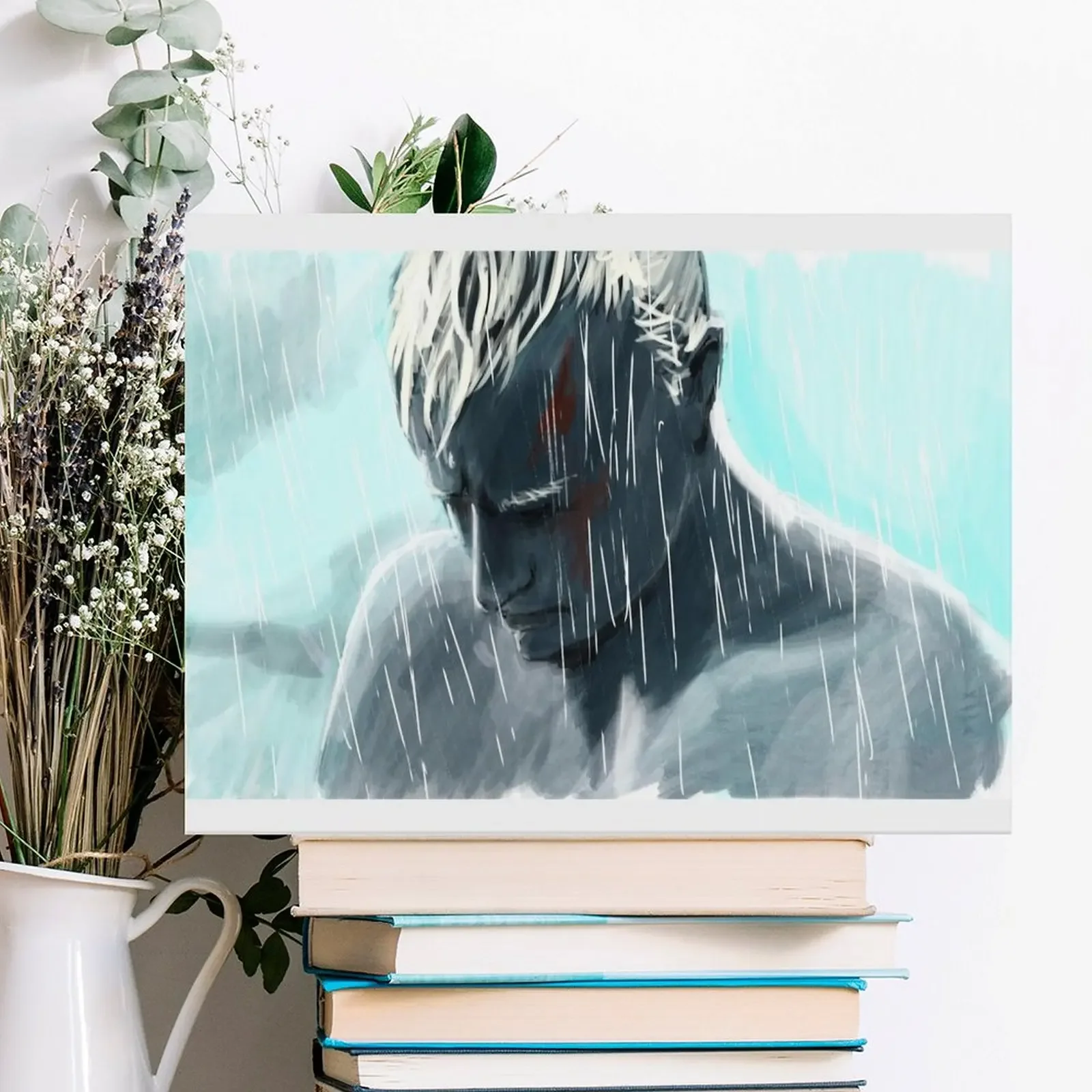 Blade Runner Roy Poster Canvas Painting Poster Personalized Party Plates Rusty Kitchen Customized Framed Wall Paintings