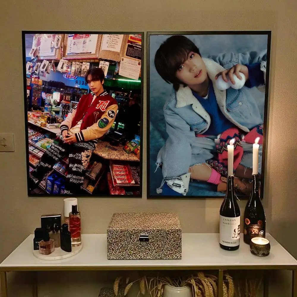 Doyoung Kpop NCT     Poster Print For Bedroom Living Room Home Decor Cartoon Movie Canvas Painting Wall Art HD Picture Mural - view 3