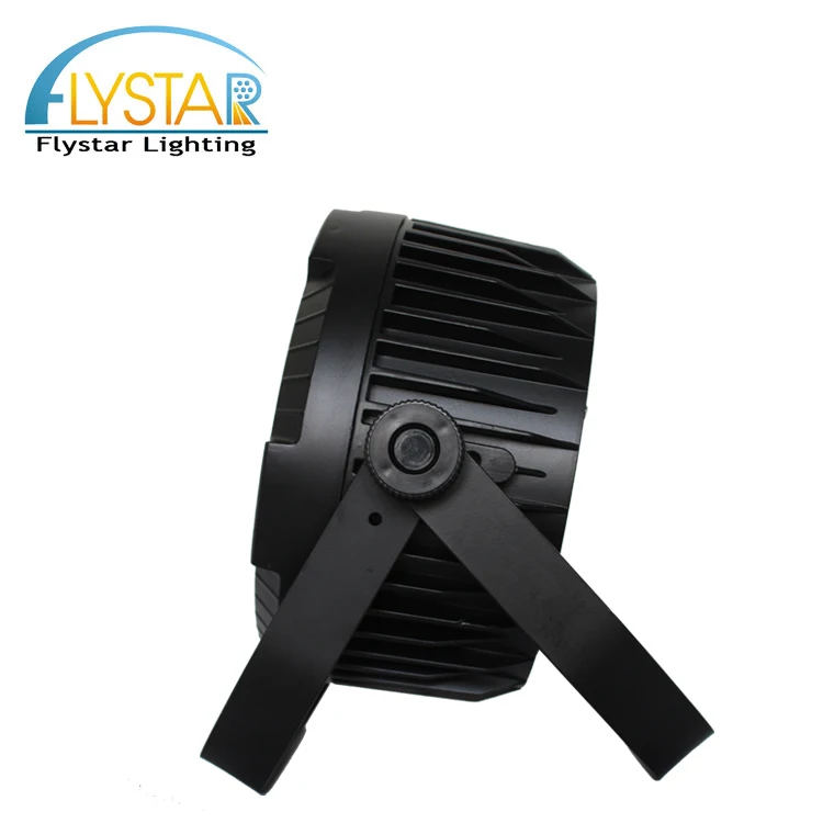 2019 vente chaude DMX 512 mince RGBWA + UV 6in1 plat LED Par projecteurs 18x18 W Powercon éclairage haute Performance