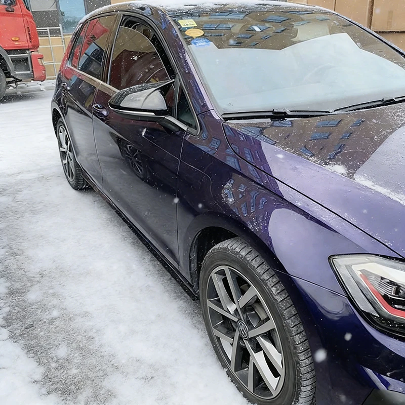 

Car Styling For Volkswagen GOLF 7 MK7 MK7.5 2014-2018 Rearview Mirror Cover Caps Trim With Horn Housing Auto Parts Accessories