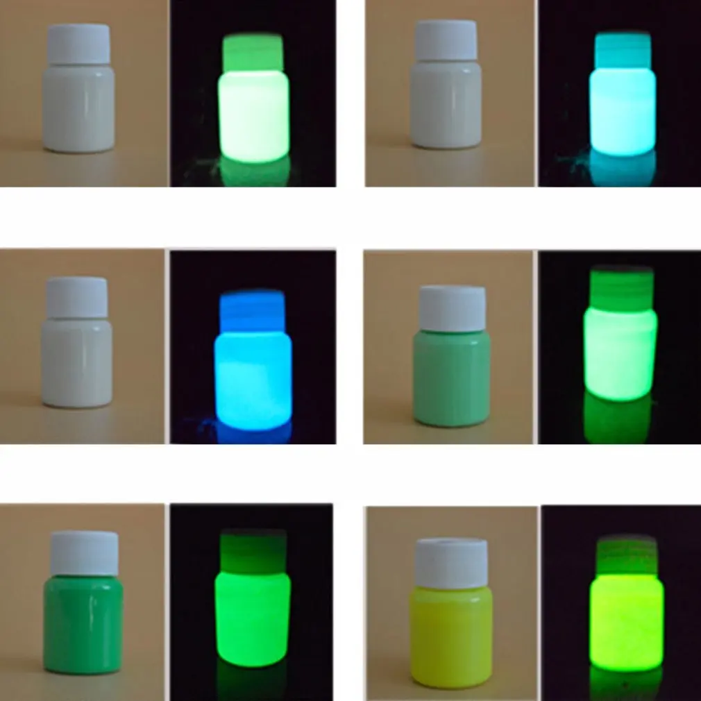 Glow in The Dark Liquid Luminous Pigment Non-Toxic for Paint Nails Resin Makeup Decorative Paint Luminous Pigment