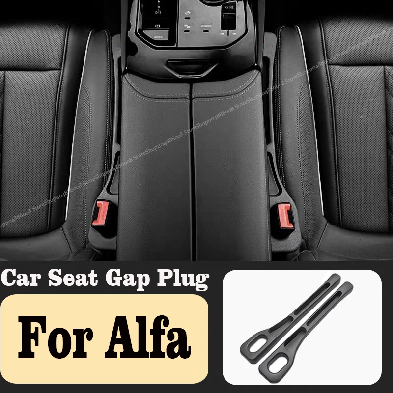 

Car Seat Gap Filler Crevice Storage Box Bag Interior Decoration Accessories For Alfa Giulia Stelvio Tonale 33Stradale Q4 Ibrida