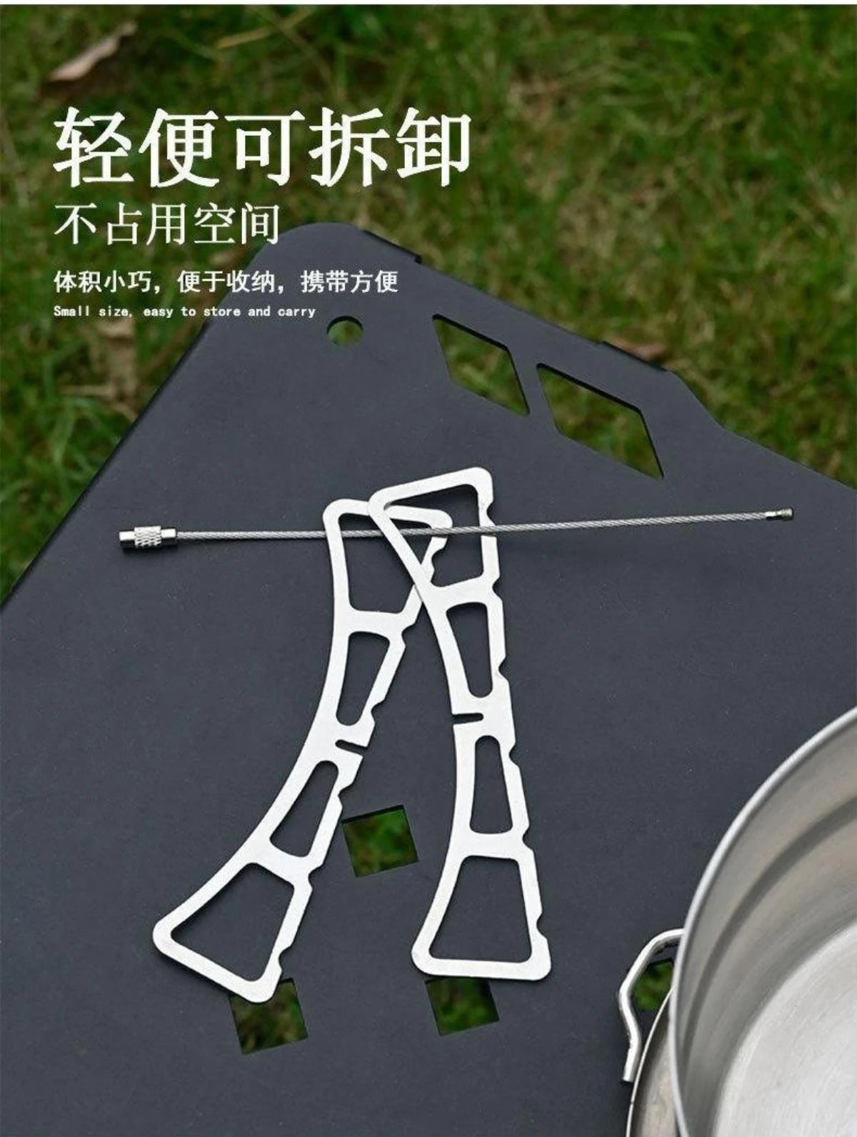 ステンレス製クロス蒸し器調理ラックキャンプ用ポータブルピクニ - Camping Cooking Mat のレビューと価格