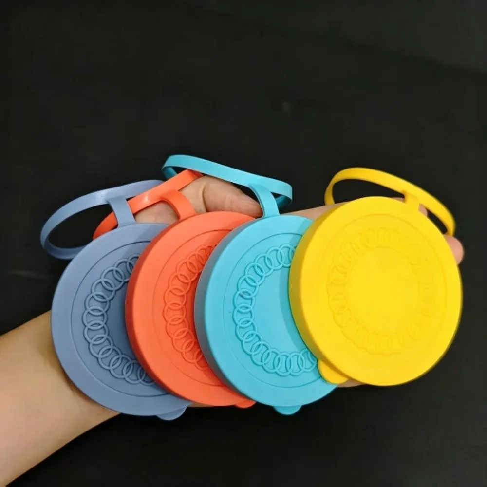 Reusable Silicone Replacement Lid Tether Loop 35oz Volume Jar Replacement Cover Flexible Fit 3.2inch Canning Jar Lid