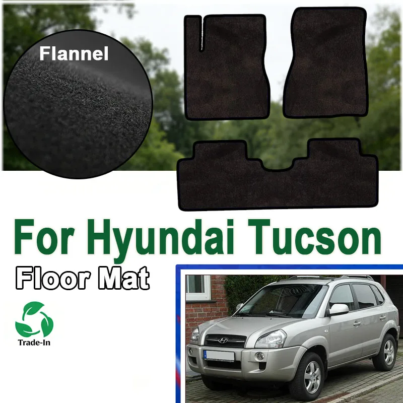 

Фланелевые коврики для Hyundai Tucson JM 2005-2009: Накладки на пол, ковровые покрытия, защитные накладки на ступни, наклейки