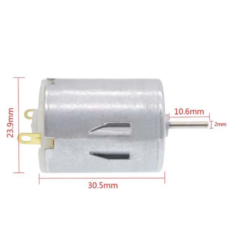 1Pc Micro Mini 280 Motor DC 3-12V High Speed Strong Magnetic Motor Toy Car DIY DC Motors 4000-16000 RPM Electric Motors