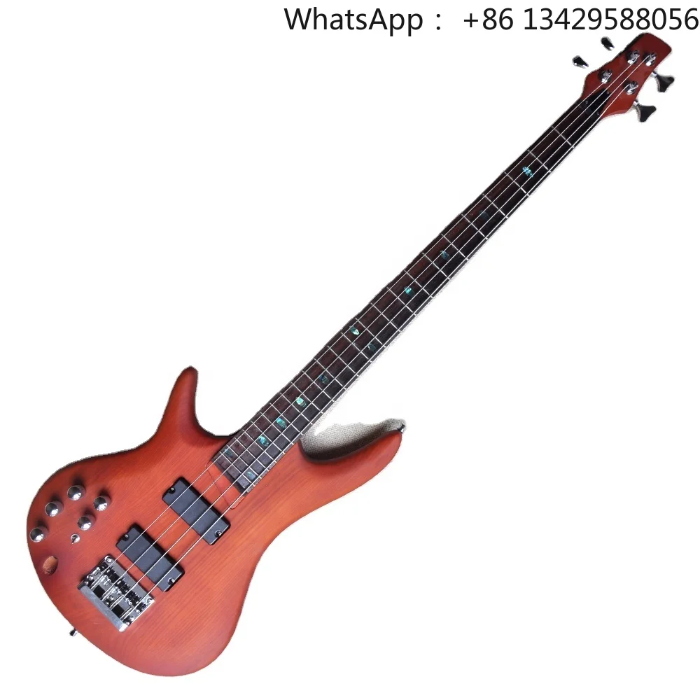 Flyoung Hot Selling Wholesale Bass Guitar 4 String Electric Bass Guitar Left Handed Bass
