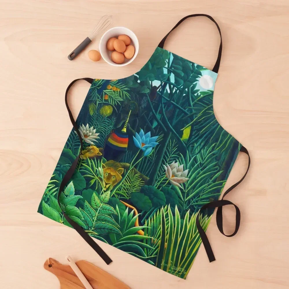 

Henri Rousseau The dream(detail), 1910 Apron Salon Kitchen Special Accessories Useful Things For Kitchen Women's Dress Apron