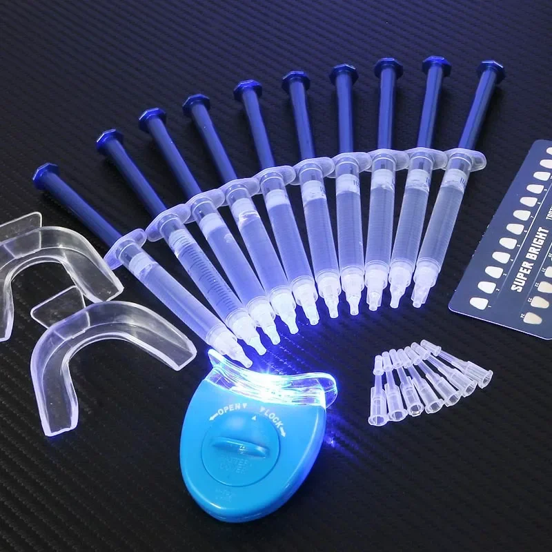 HOME Teeth Whitening Kit 44% Peroxide Dental Whitener Tooth Bleaching Gel Kit Brightening Dental Equipment Oral CARE