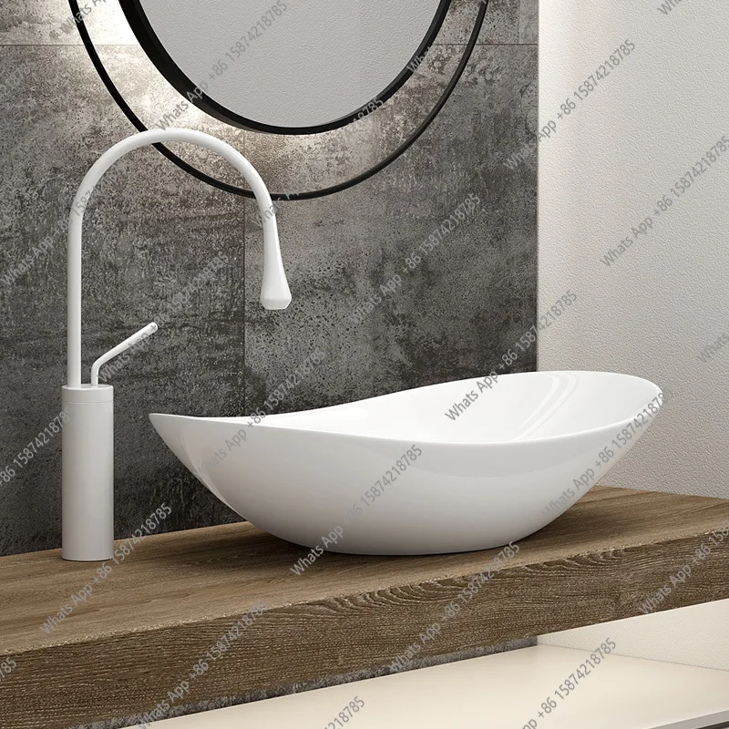 

German creative table basin wash basin ceramic washbasin single art table wash tray bathroom surface pool