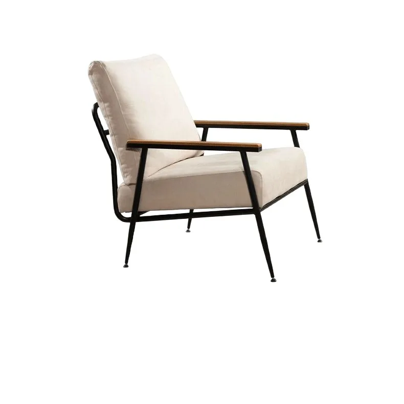 

Nordic, light luxury, single chair, wrought iron, sofa chair, minimalist