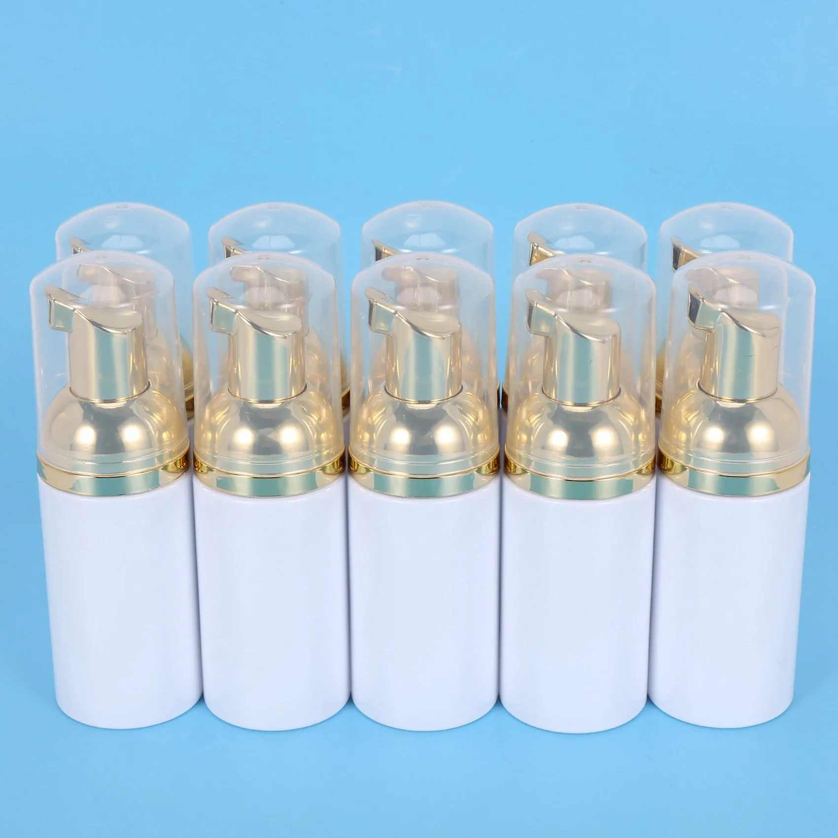 

B92A 50PCS 30ML Plastic Foaming Bottle Soap Mousses Liquid Dispenser,Froth Shampoo Lotion Bottling Foam Bottles