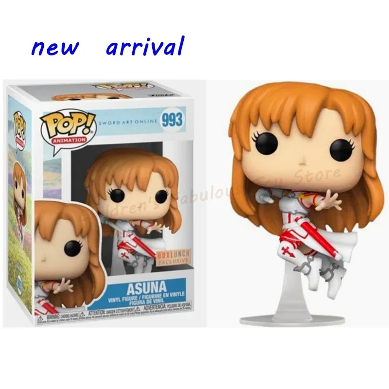 NEW Arrival Funko POP Movie&TV peripherals Swordat online series Asuna #993 Vinyl Action Figure Dolls Toys