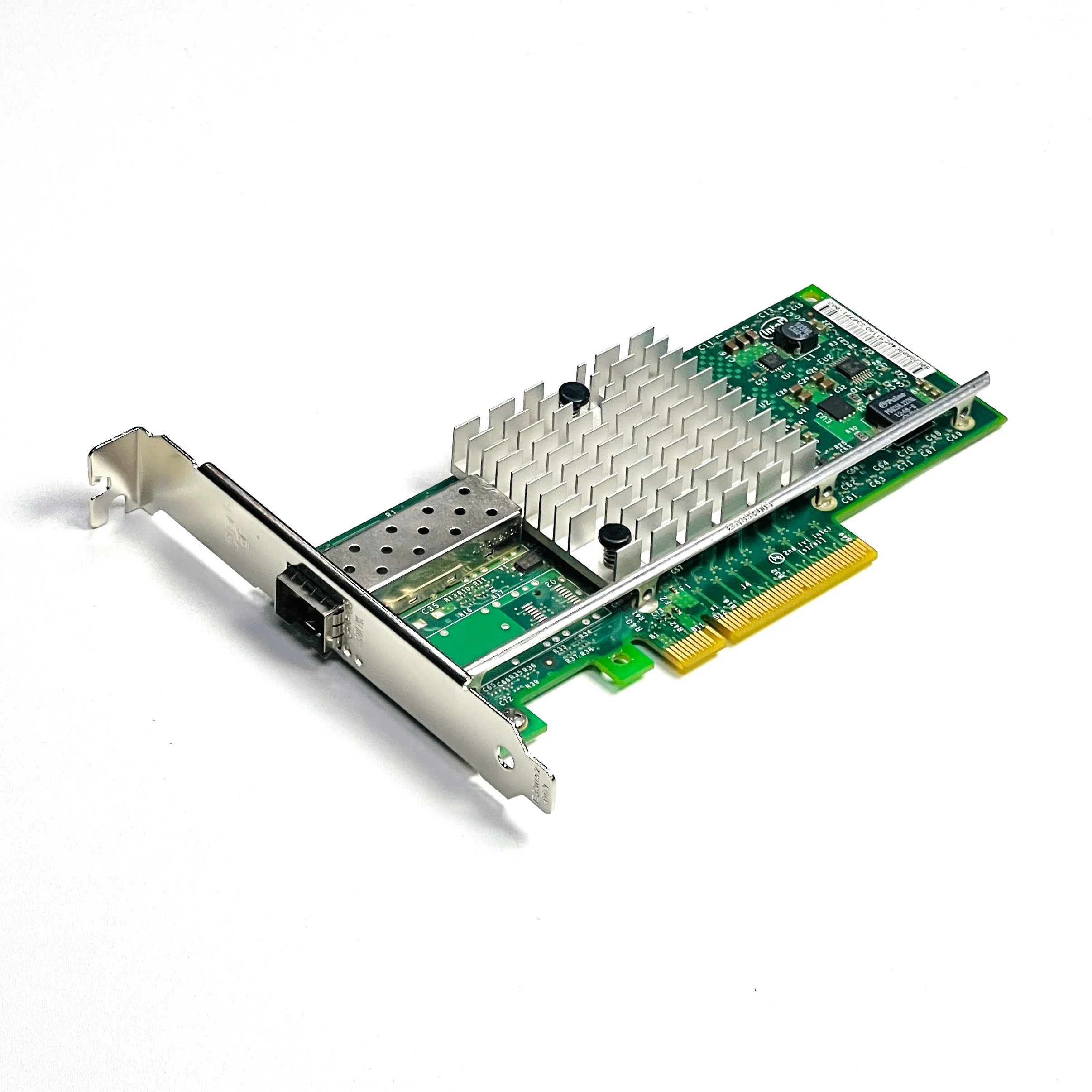 X520-DA1 10G PCIe X8 10 Gigabit LAN Kartu SFP Tunggal + Port Adaptor Serat Jaringan X520-DA1 untuk Antarmuka Server RJ45