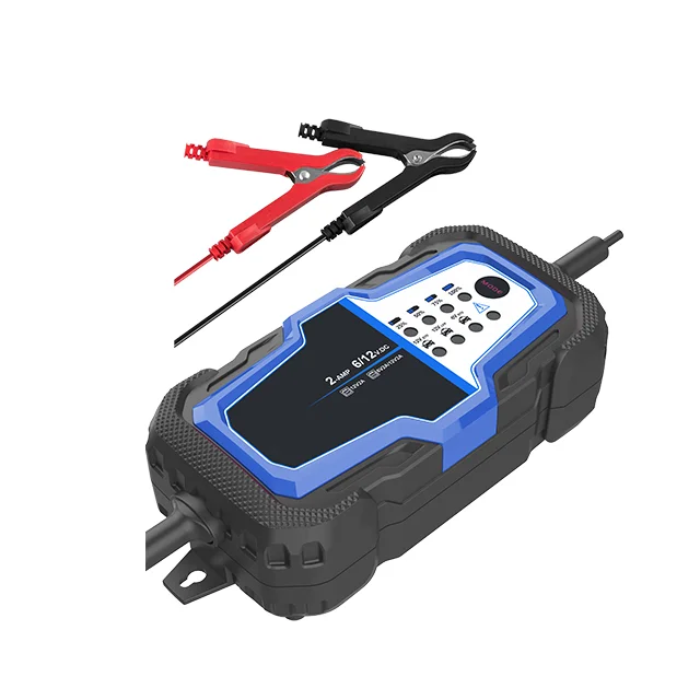 Battery Charger 6v 12v 1a With LED