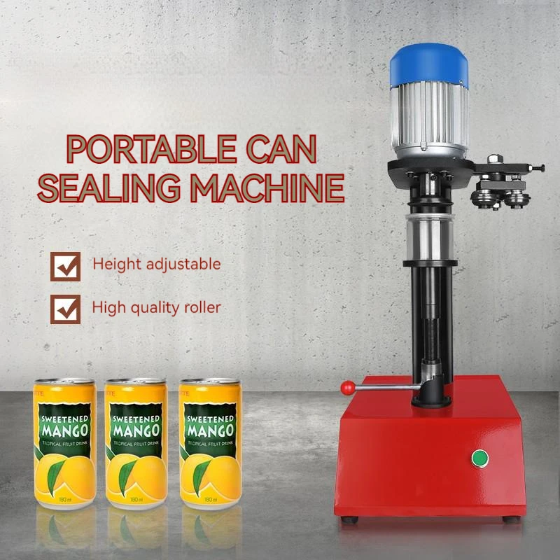 YB02-4 Manual Cans Sealing Machine Tin Cans Sealer Ring-Pull Cans Circular Canned Food Beer Capping Machine 110V/220V