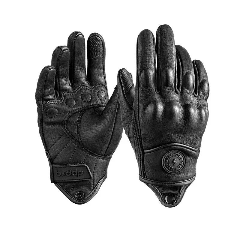 

Touchscreen Leather Gloves Motorcycle Gloves Full Finger Protective Gear Racing Pit Bike Riding Motorbike Moto Enduro